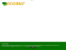 Tablet Screenshot of ecosur.com